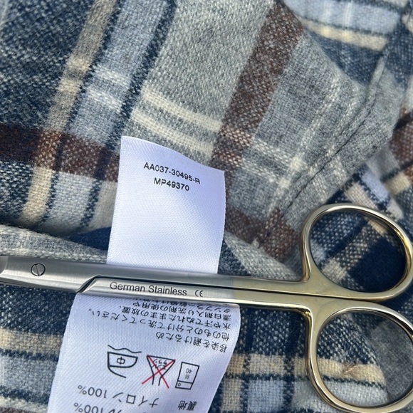 Pendleton 100% Virgin Wool oversized button up plaid men’s shirt size L unisex - Picture 14 of 15